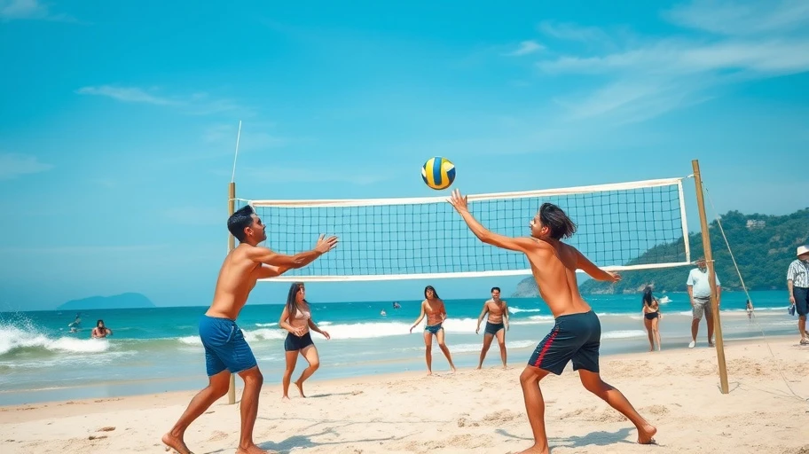Bóng chuyền bãi biển hai người mỗi đội