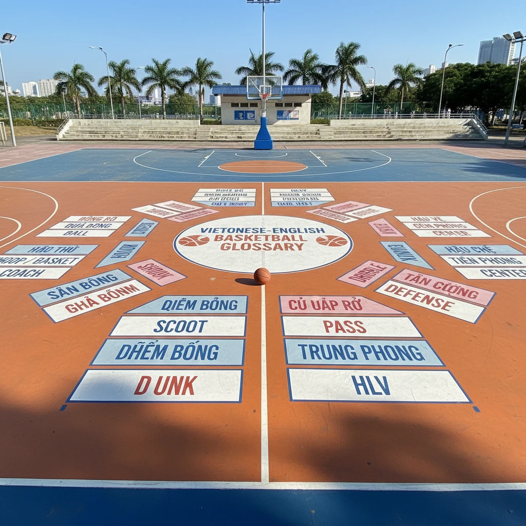 Các thuật ngữ bóng rổ tiếng Việt sang tiếng Anh