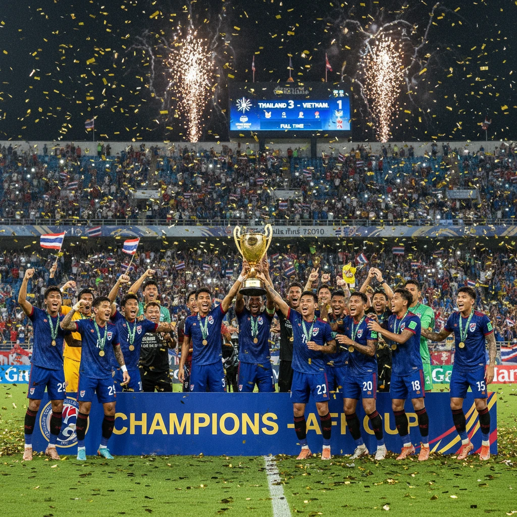 Đội tuyển quốc gia Thái Lan ăn mừng tại AFF Cup