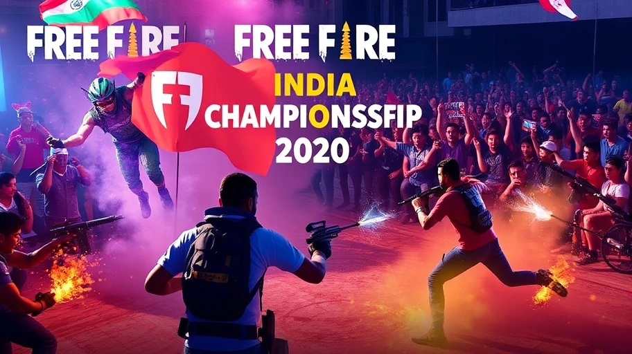 Free Fire India Championship 2020 với không khí sôi động