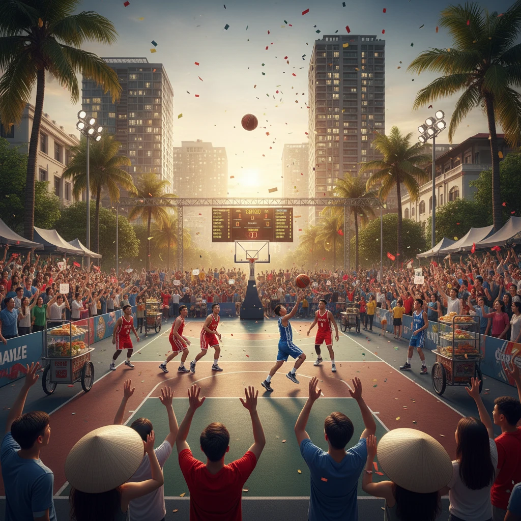 Giải đấu bóng rổ tại Saigon East