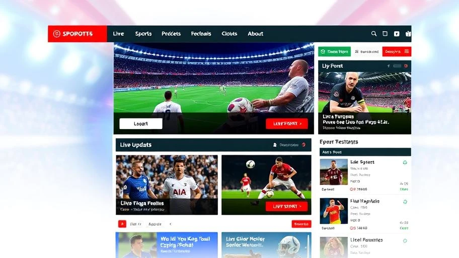 Giao diện website phong phú của bóng đá 688