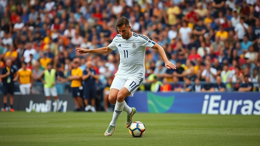 Hal Robson-Kanu thực hiện Cruyff turn tại Euro 2016