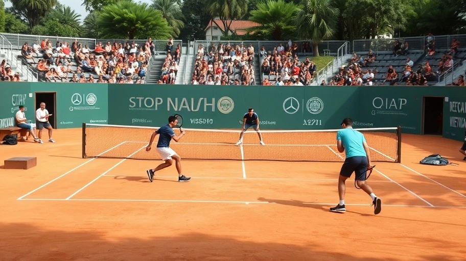 Hình ảnh ATP live ranking trong trận đấu