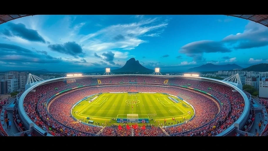 Hình ảnh Estádio Nilton Santos trong một trận đấu của Botafogo.