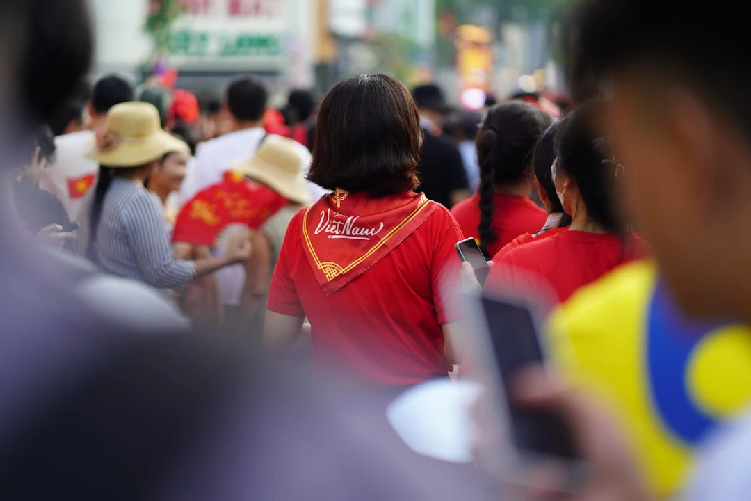 Hình ảnh khán giả tại giải đấu tennis lớn tại Việt Nam.