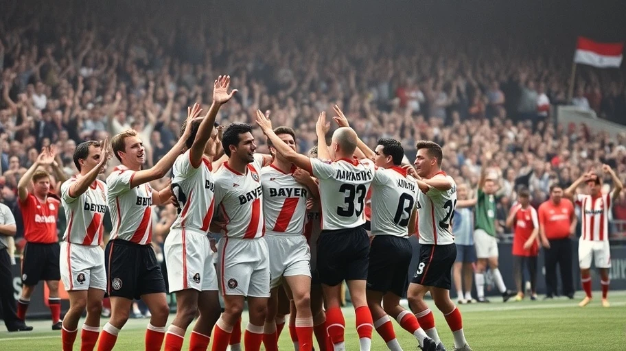 Hình ảnh lịch sử của Bayer Leverkusen
