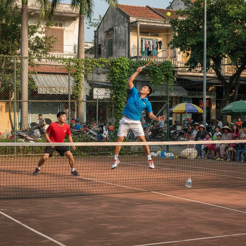 Hình ảnh lịch sử tennis hiền hý