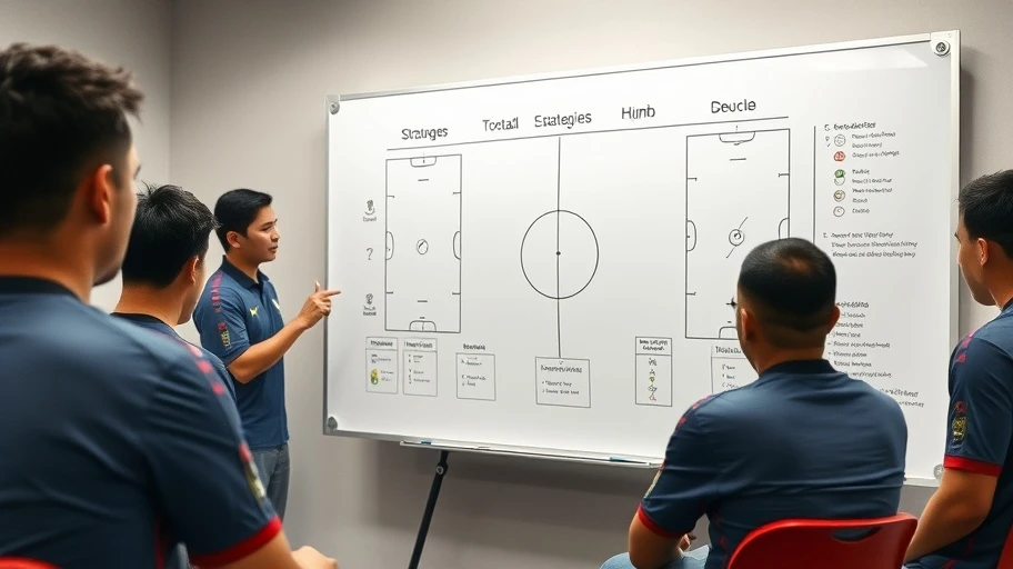 Hình ảnh phân tích chiến thuật bóng đá