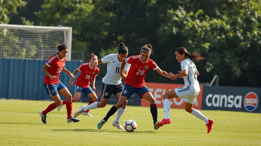 Hình ảnh phong cách thi đấu của đội Costa Rica.