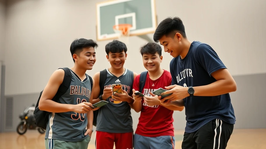 Hình ảnh tác động xã hội của game bóng rổ