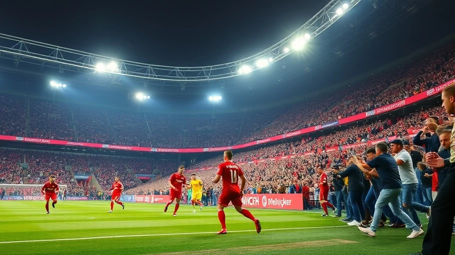 Hình ảnh trận đấu Bayern Munich với khán giả sôi động