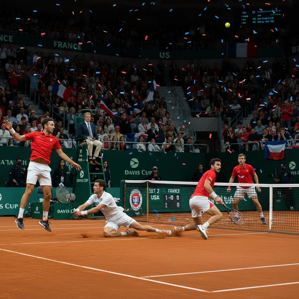 Hình ảnh trận đấu Davis Cup