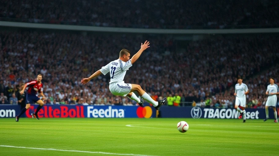 Hình ảnh Zidane ghi bàn Euro 2000