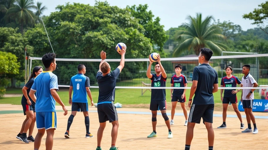 Hình các đội tuyển bóng chuyền SEA Games 2025