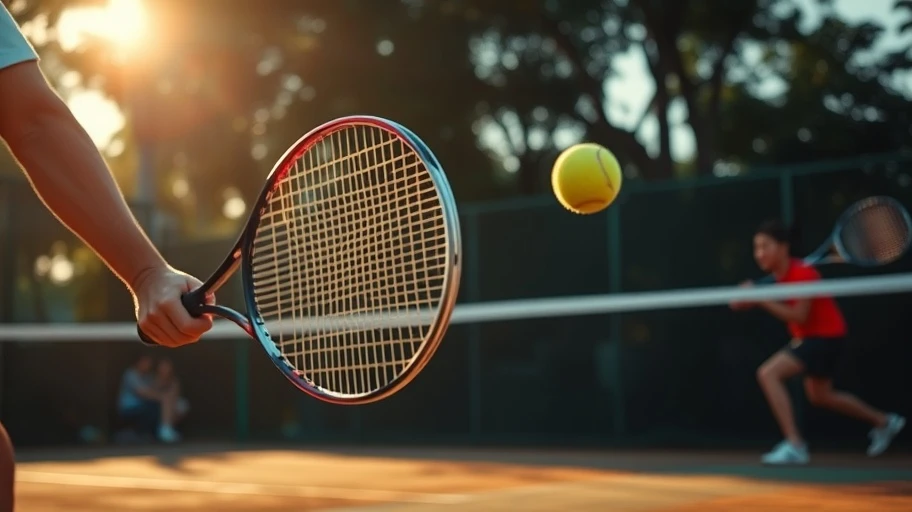 Kịch tính của trận Tennis Duel