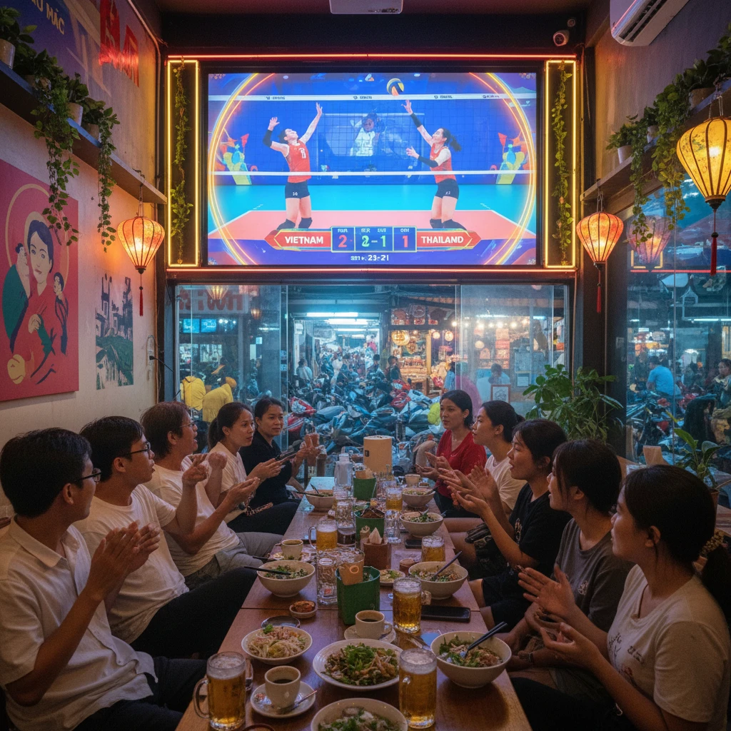 Livestream bóng chuyền Facebook tại Việt Nam.