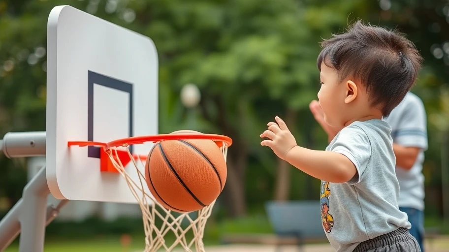 Lợi ích phát triển từ ném bóng rổ mầm non