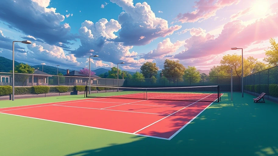Sân quần vợt trong anime The Prince of Tennis