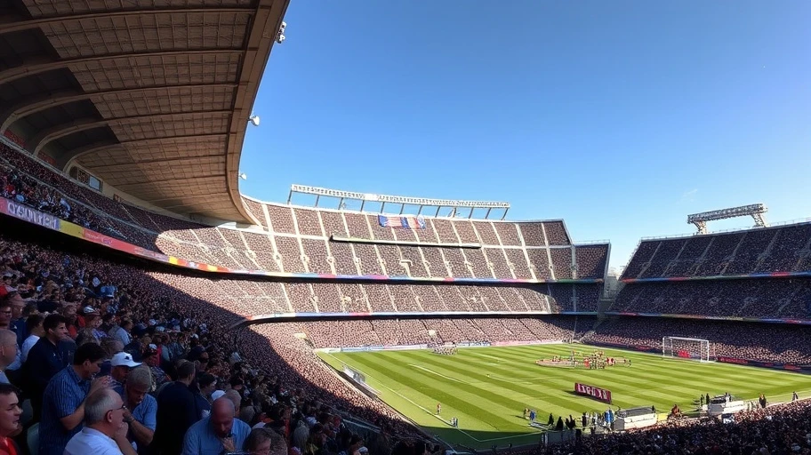 Santiago Bernabéu Stadium packed with fans