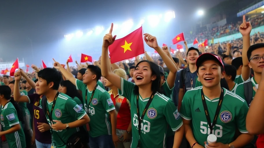 Sự kiện bóng đá, không khí vui nhộn