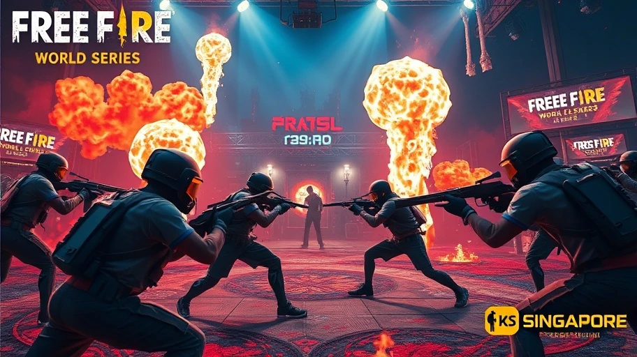 Trận chung kết Free Fire World Series 2021 tại Singapore