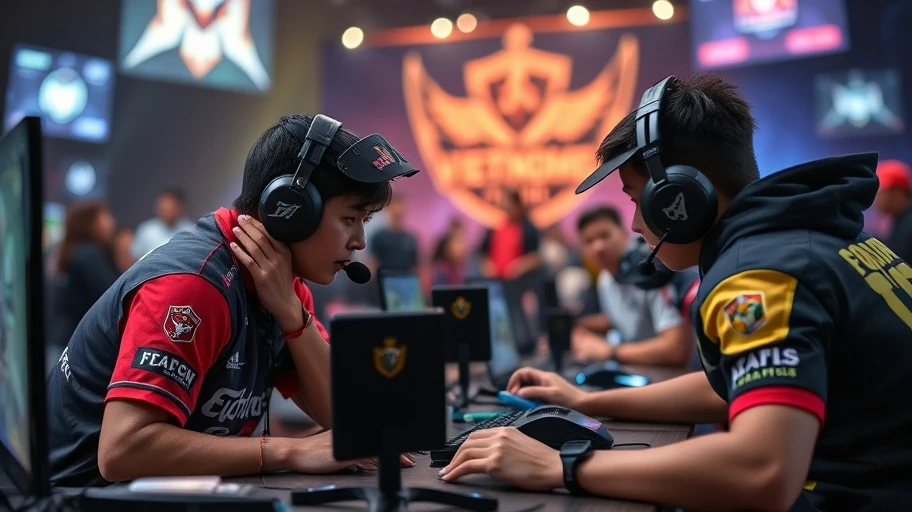Trận đấu esports căng thẳng tại Việt Nam