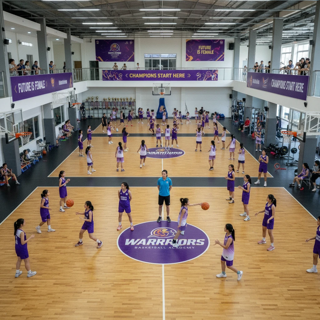 Trung tâm đào tạo bóng rổ nữ trẻ tại Việt Nam