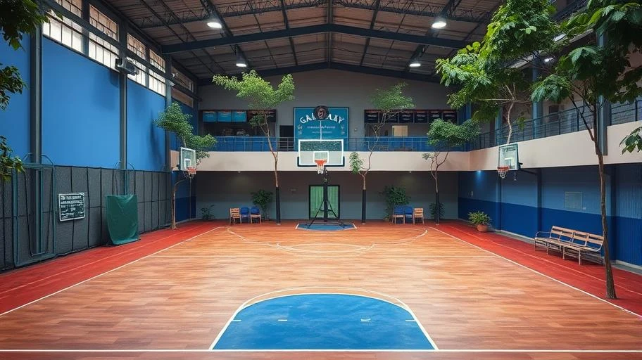 Vị trí sân bóng rổ Galaxy tại Việt Nam