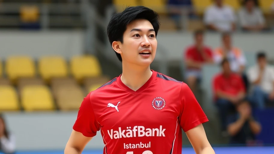 Zhu Ting trong màu áo VakıfBank Istanbul
